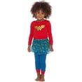 thumbnail image 1 of Wonder Woman Girls Toddler Tutu Pajama Set, 1 of 5