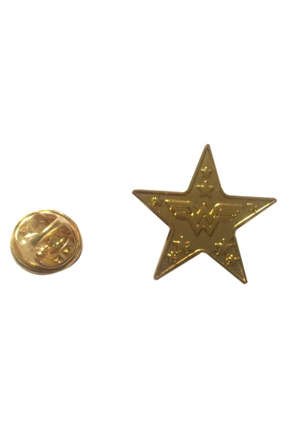 Wonder Woman Gold Star Logo Metal Lapel Pin