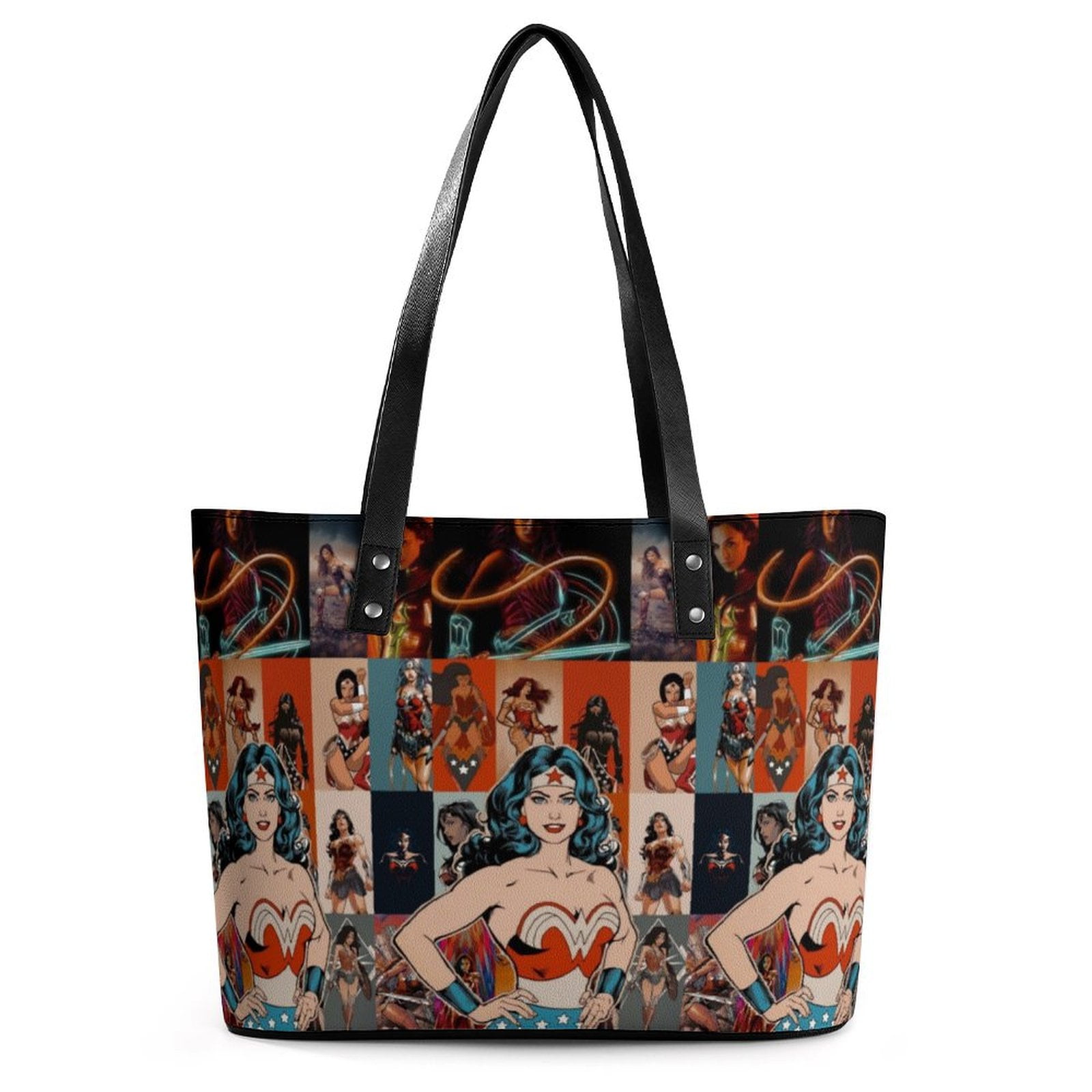 【WONDER WONDER】Temer leather leopard big shoulder bag Temer Leather Leopard Strap Big Shoulder Bag - WONDER WONDER