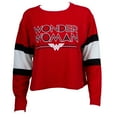 thumbnail image 1 of Wonder Woman Juniors Long Sleeve Crop Top-2XLarge, 1 of 1