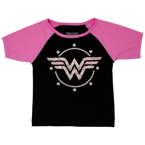 Wonder Woman Kids Bedazzled Symbol T-Shirt-Size 4
