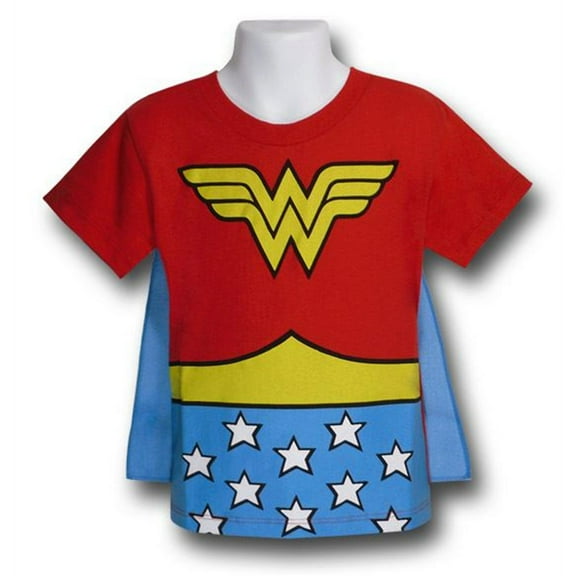 Wonder Woman Kids Costume Caped T-Shirt-Toddler 3T