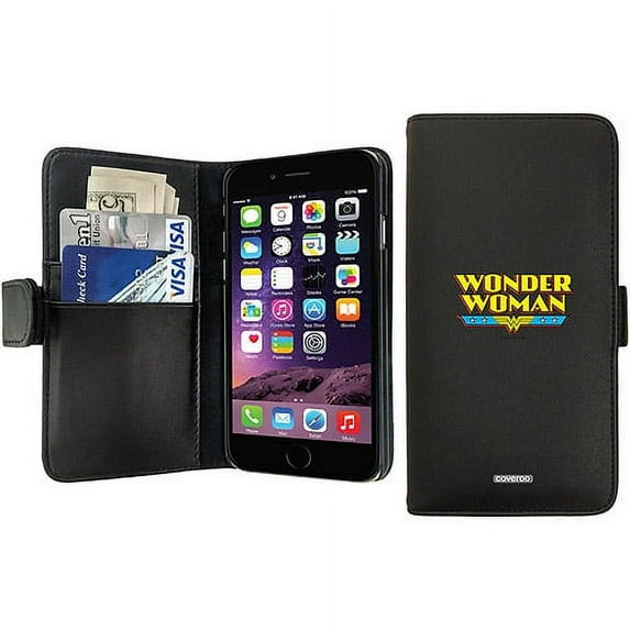 Wonder Woman Logo Design on Apple iPhone 6 Wallet Case by Coveroo