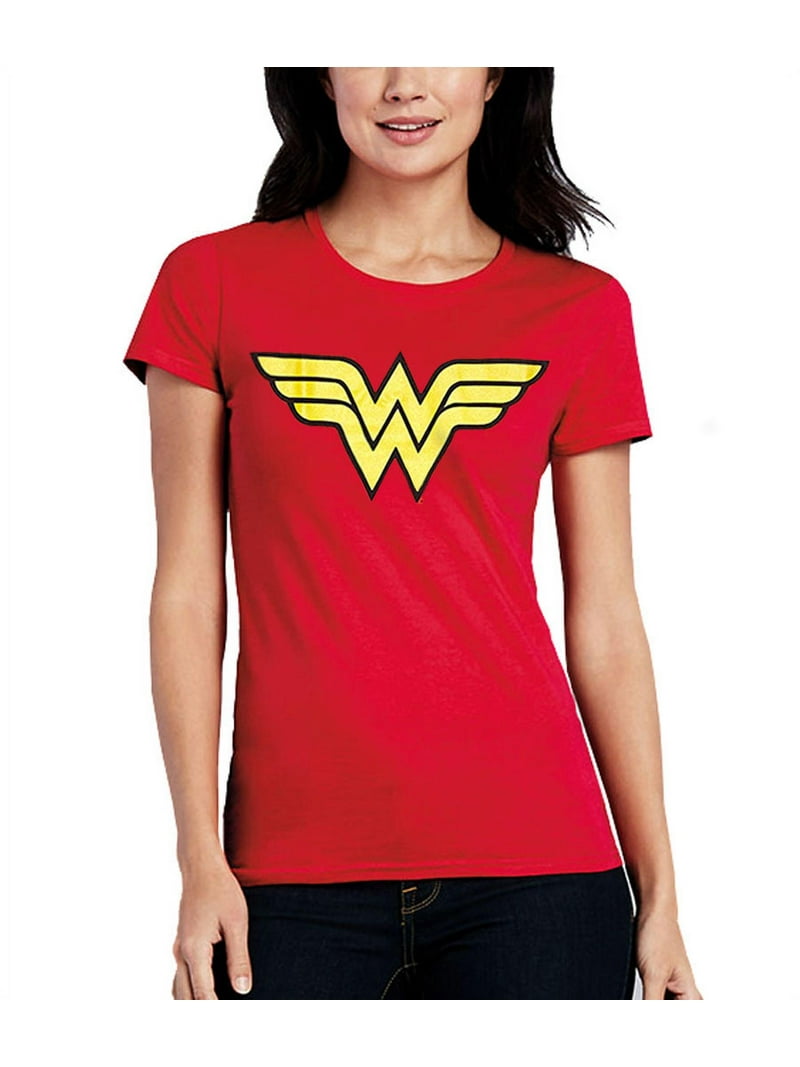 Wonder Woman Logo Junior Women's T-Shirt - Walmart.com