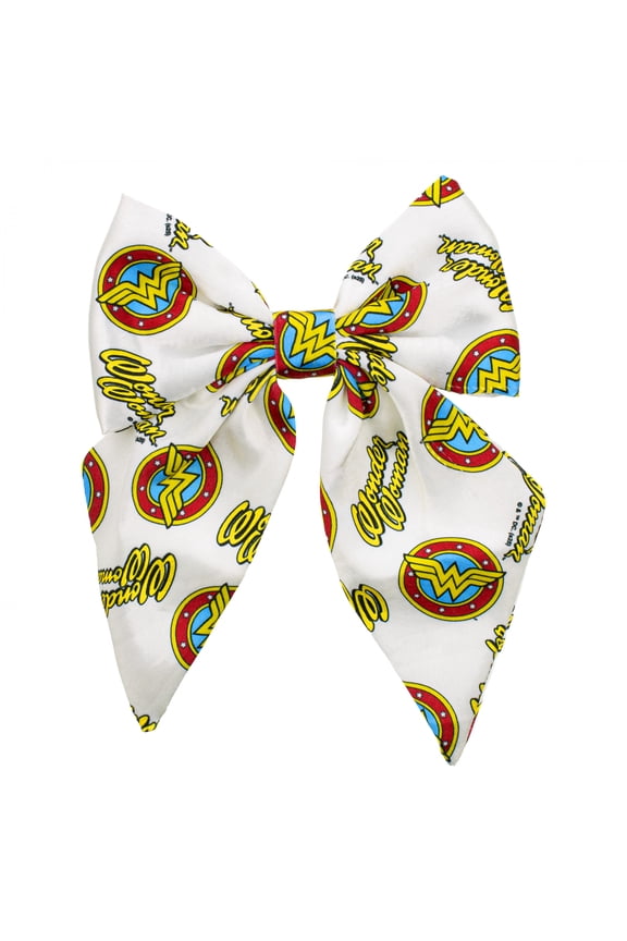 Logo Pattern 7.5 Hair Bow