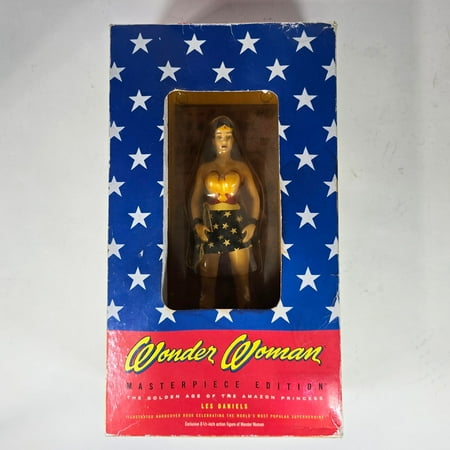 Wonder Woman Masterpiece Edition Poseable Figure w/ 1st Edition Book