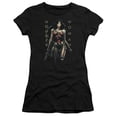 thumbnail image 1 of Wonder Woman Movie Armed And Dangerous S/S Junior Women's T-Shirt Sheer Black, 1 of 7