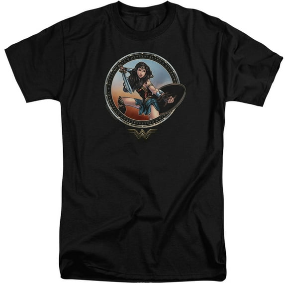 Wonder Woman Movie - Battle Pose - Tall Fit Short Sleeve Shirt - XX-Large