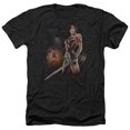 thumbnail image 1 of Wonder Woman Movie - Fierce - Heather Short Sleeve Shirt - Small, 1 of 2