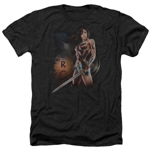Wonder Woman Movie - Fierce - Heather Short Sleeve Shirt - Small