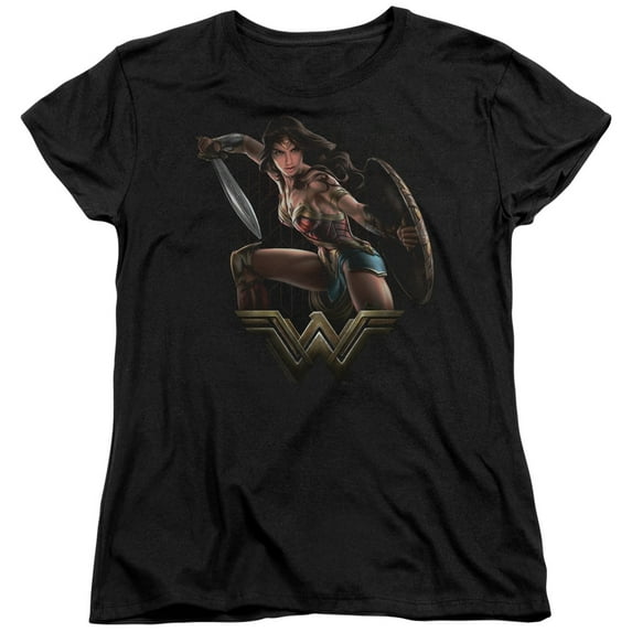 Wonder Woman Movie - Fight - Women's Short Sleeve Shirt - Large