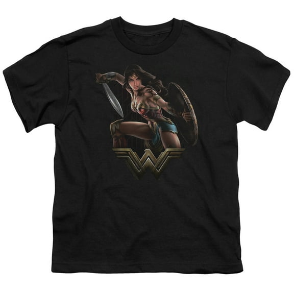 Wonder Woman Movie - Fight - Youth Short Sleeve Shirt - Medium