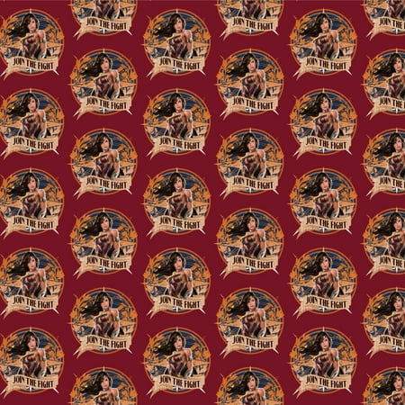 Wonder Woman Movie Join the Fight Premium Roll Gift Wrap Wrapping Paper