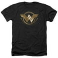 thumbnail image 1 of Wonder Woman Movie - Lasso Logo - Heather Short Sleeve Shirt - Small, 1 of 2