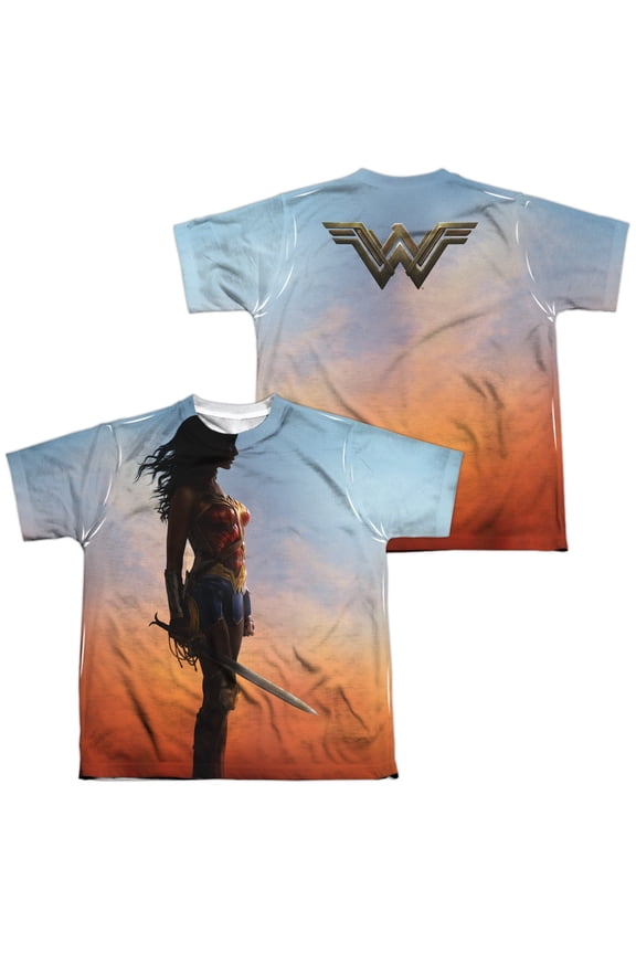 Wonder Woman Movie - Poster (Front/Back Print) - Youth Short Sleeve Shirt - Large