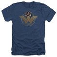 thumbnail image 1 of Wonder Woman Movie - Power Stance And Emblem - Heather Short Sleeve Shirt - XXX-Large, 1 of 2