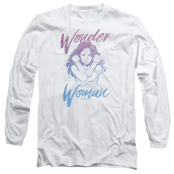 Wonder Woman Movie - Retro Stance - Long Sleeve Shirt - Large