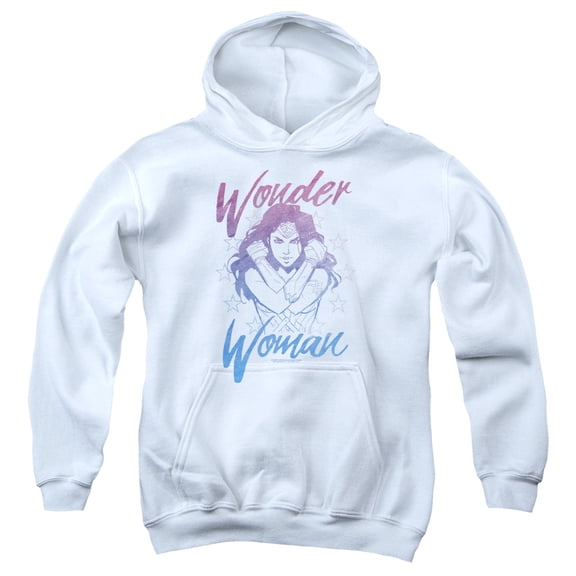 Wonder Woman Movie - Retro Stance - Youth Hooded Sweatshirt - Medium