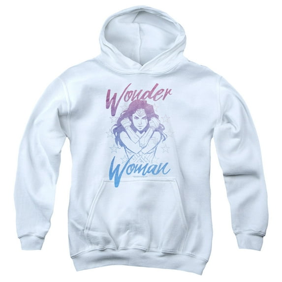 Wonder Woman Movie - Retro Stance - Youth Hooded Sweatshirt - X-Large