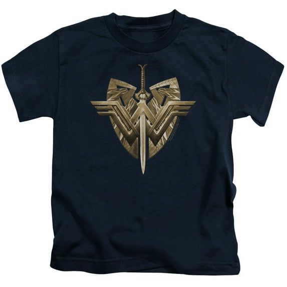 Wonder Woman Movie - Sword Emblem - Juvenile Short Sleeve Shirt - 7