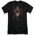 thumbnail image 1 of Wonder Woman Movie Warrior S/S Adult 30/1 T-Shirt Black, 1 of 2
