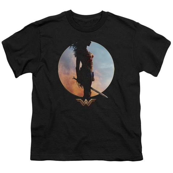Wonder Woman Movie - Wisdom And Wonder - Youth Short Sleeve Shirt - X-Large