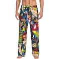 thumbnail image 1 of Wonder Woman Pajama Pants Drawstring Elastic Waistband Loungewear Comfy Separate Bottoms Sleep PJ Pants for Men Women Small, 1 of 10