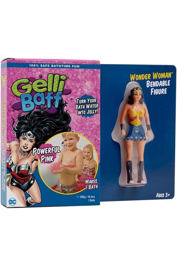 Wonder Woman Pink Gelli Baff With Bendable