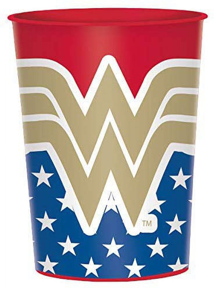 AMSCAN Wonder Woman Plastic Favor Cup