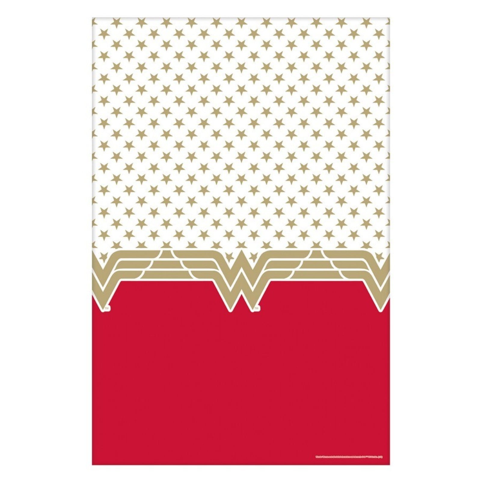 AMSCAN Wonder Woman Plastic Table Cover
