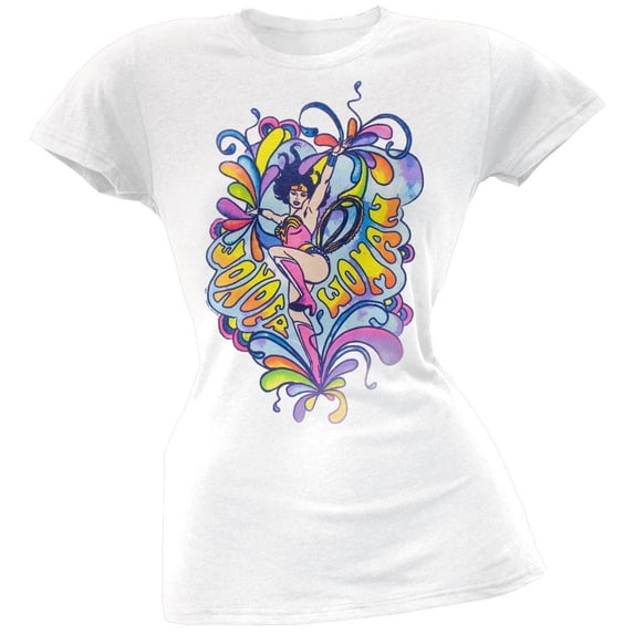 Wonder Woman - Psychedelic Juniors T-Shirt - Medium