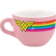 thumbnail image 1 of Wonder Woman Rainbow 24oz Ceramic Soup Mug, 1 of 1