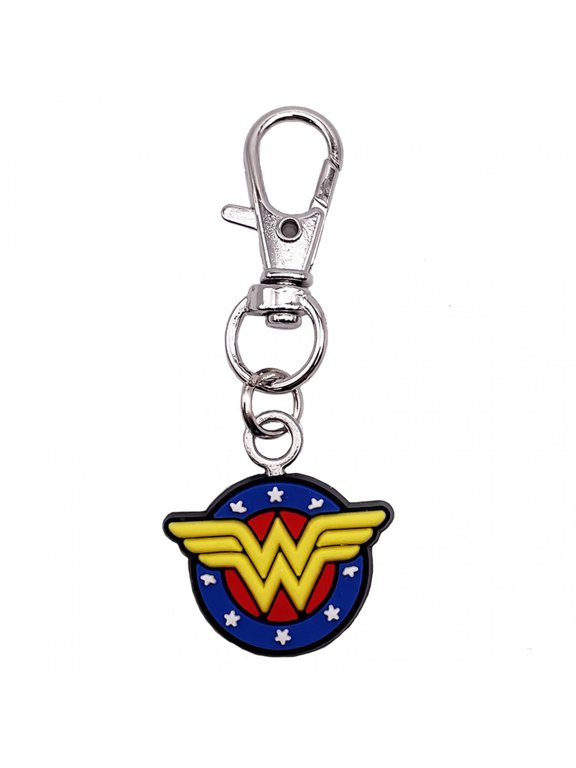 Shield Logo Rubber Keychain