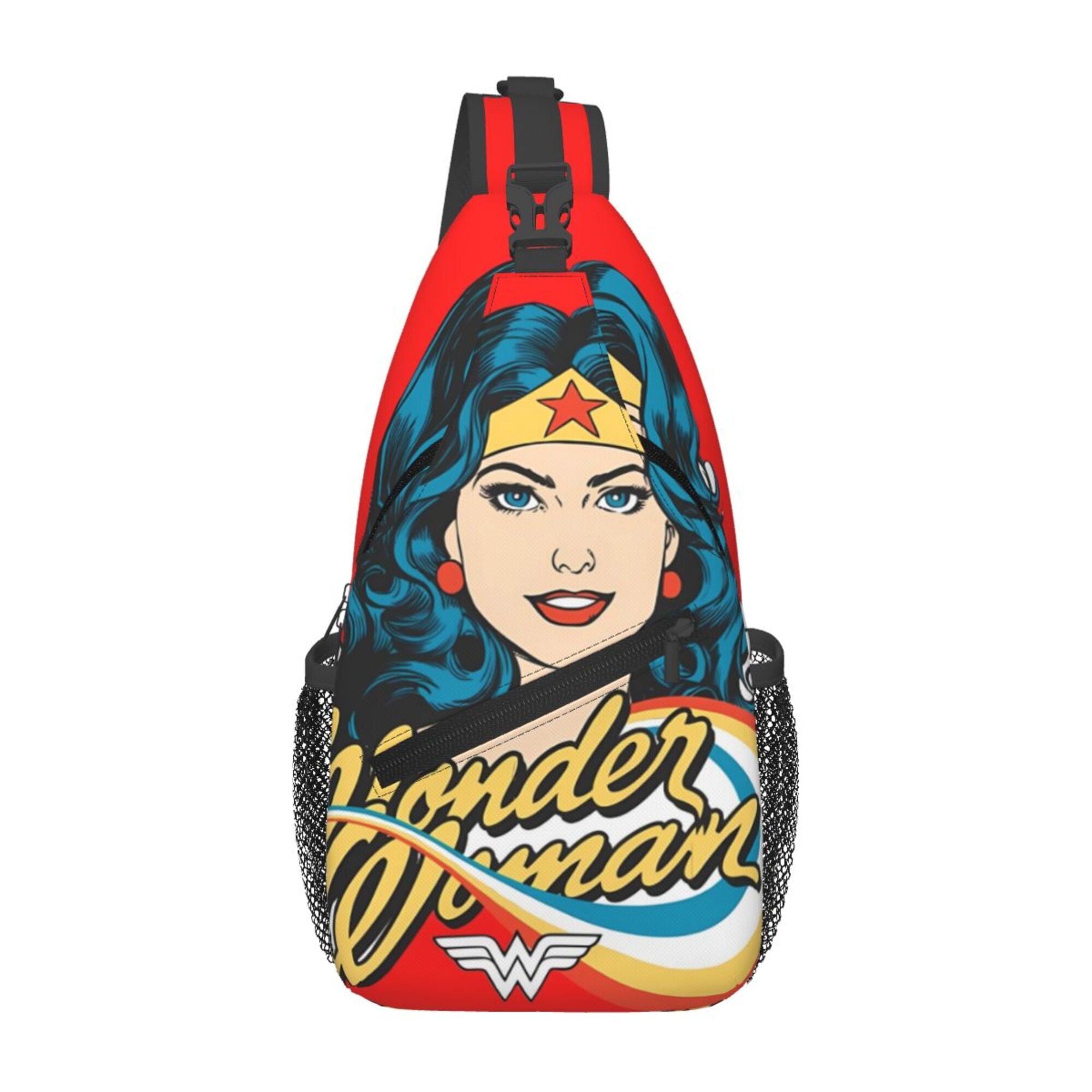 Wonder Woman Sling Bag Crossbody Sling Backpack Chest Bag Daypack Purses Shoulder Bag For Women Men Travel Hiking
