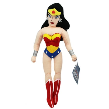 Wonder Woman Soft Stuffed Animals and Plush Toys, Polyester Multicolor