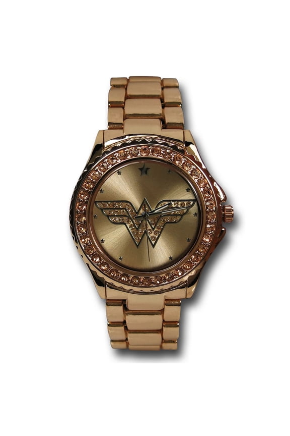 Symbol Rose Gold Watch with Metal Band
