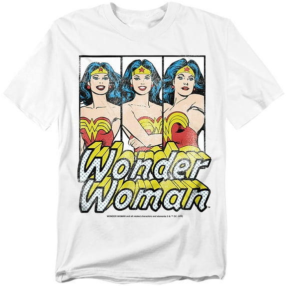 Wonder Woman T-Shirt Panels Unisex Graphic Tee for Men & Women