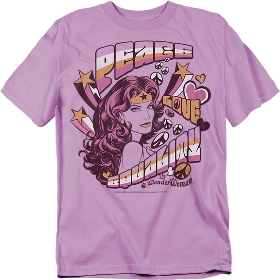 Wonder Woman T-Shirt Peace & Love 1 Unisex Graphic Tee for Men & Women