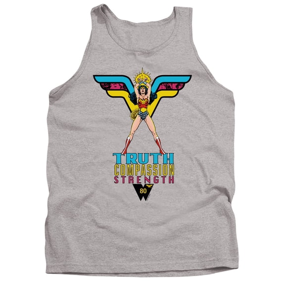 Wonder Woman Truth, Compassion, Strength Unisex Adult Tank Top, Truth, Compassion, Strength, Medium
