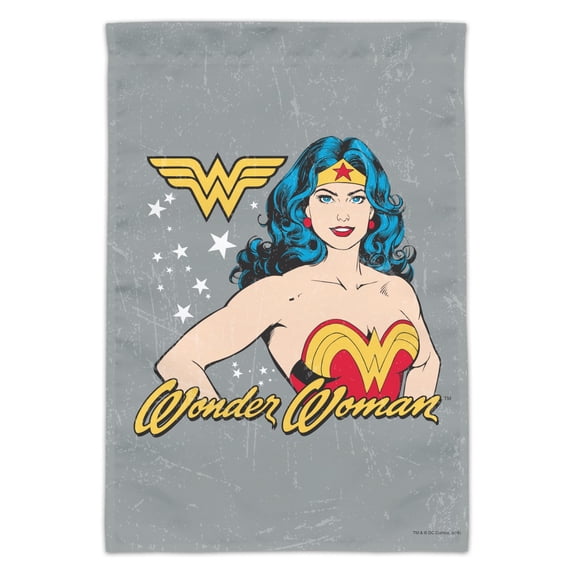 Wonder Woman Vintage Icon Garden Yard Flag