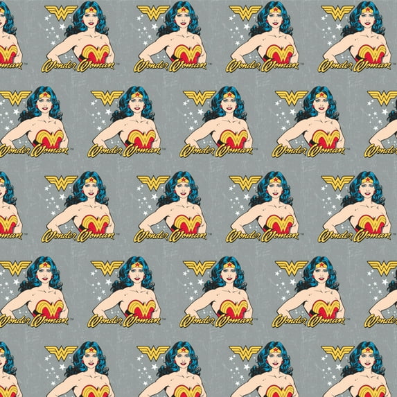 Wonder Woman Vintage Icon Premium Roll Gift Wrap Wrapping Paper