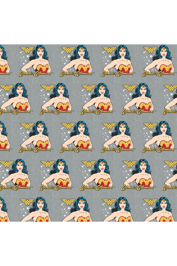 Wonder Woman Vintage Icon Premium Roll Gift Wrap Wrapping Paper