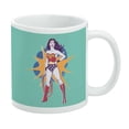 thumbnail image 1 of Wonder Woman Vintage Woman White Mug, 1 of 4