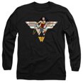 thumbnail image 1 of Wonder Woman WW 80th Collage Logo Unisex Adult Long-Sleeve T Shirt, WW 80th Collage Logo, Medium, 1 of 2