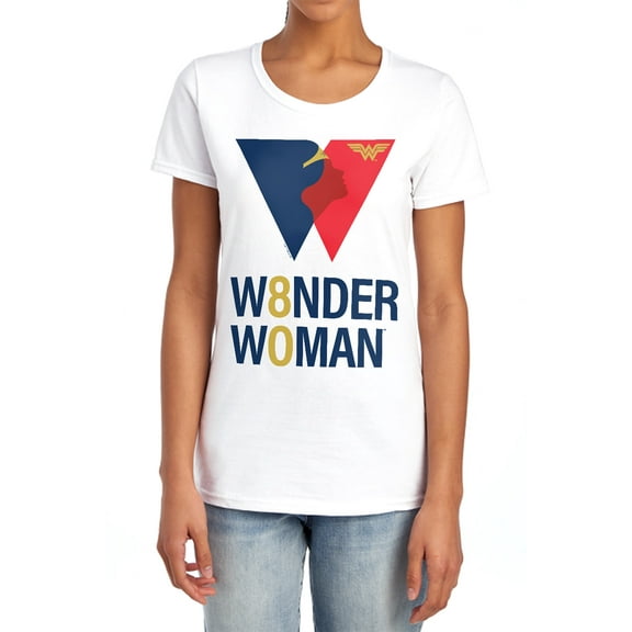 Wonder Woman WW 80th Logo Women's T Shirt, WW 80th Logo, Large