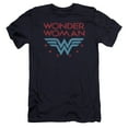 thumbnail image 1 of Wonder Woman Wonder Stars HBO S/S Adult 30/1 T-Shirt Navy, 1 of 1