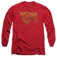 thumbnail image 1 of Wonder Woman - Wonder Woman 75Th Anniversary Gold Logo - Long Sleeve Shirt - Medium, 1 of 2