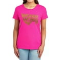 thumbnail image 1 of Wonder Woman Wonder Woman 75Th Anniversary Gold Logo Women's T Shirt, Hot Pink, X-Large, 1 of 6