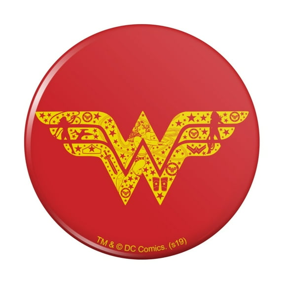Wonder Woman Wonder Woman Icons Logo Pinback Button Pin