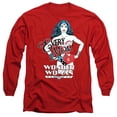 thumbnail image 1 of Wonder Woman Wonder Woman Mother's Day for Every Mom Unisex Adult Long-Sleeve T Shirt, Red, Large, 1 of 4